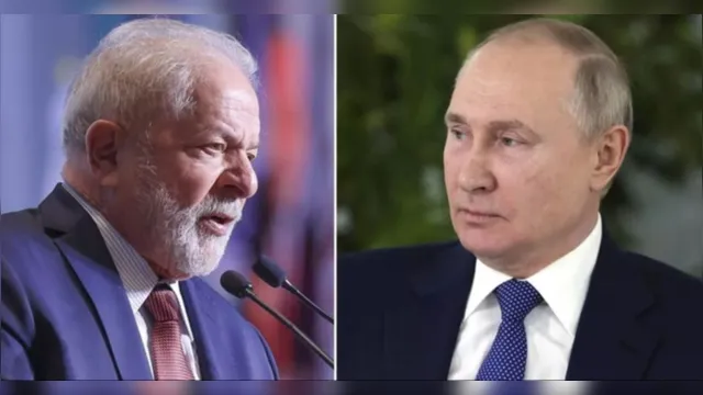 Imagem ilustrativa da notícia Lula e Putin falam de paz na Ucrânia e queimadas no Brasil