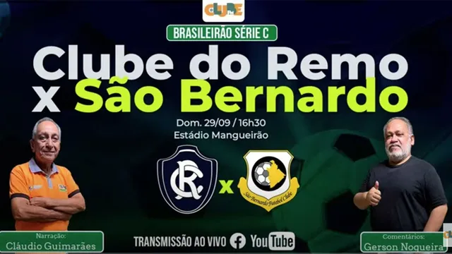 Imagem ilustrativa da notícia Tem Jogo no DOL! Ouça Clube do Remo X São Bernardo