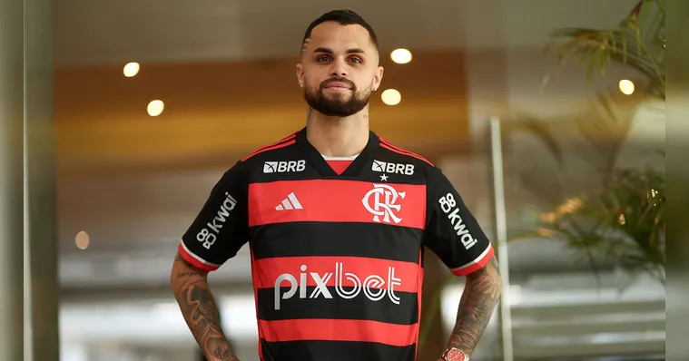 Imagem ilustrativa da notícia Michael esbanja irreverência na  apresentação ao Flamengo