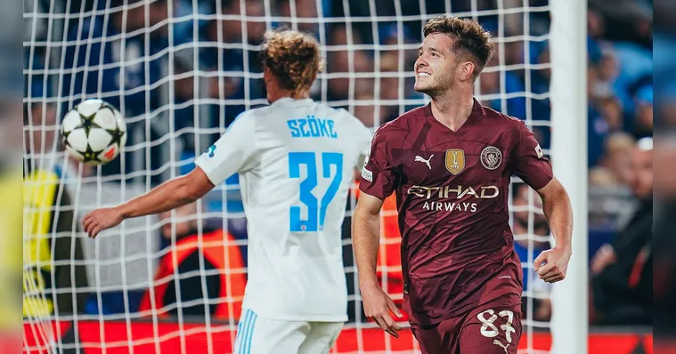 Imagem ilustrativa da notícia City goleia time da Eslováquia e vence a 1ª na Champions