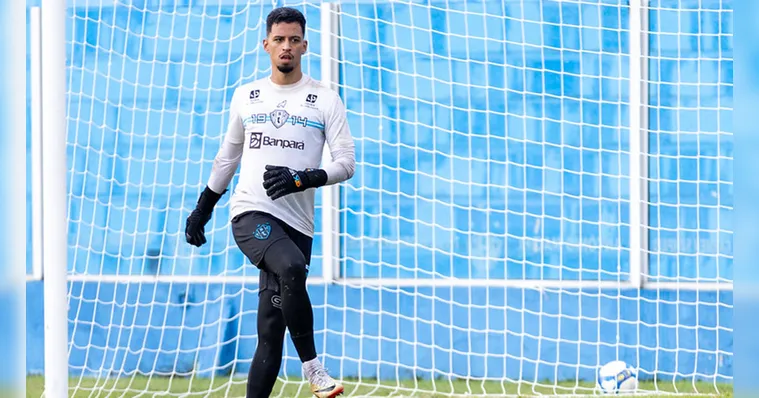 Imagem ilustrativa da notícia Matheus Nogueira comemora volta ao gol do Paysandu
