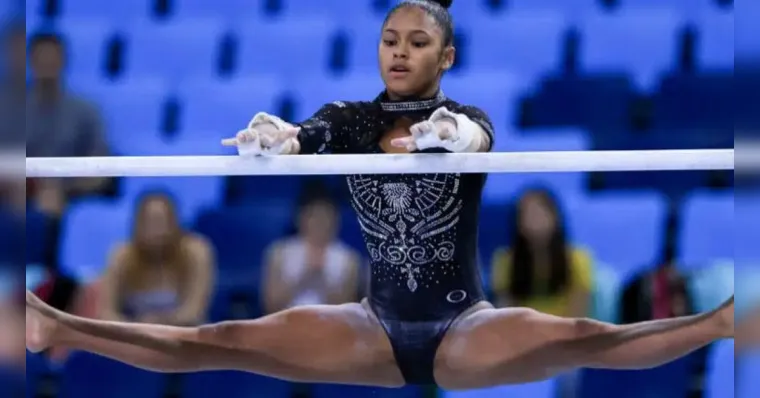 Imagem ilustrativa da notícia Reserva, ginasta paraense ficou sem medalha em Paris; saiba o porquê