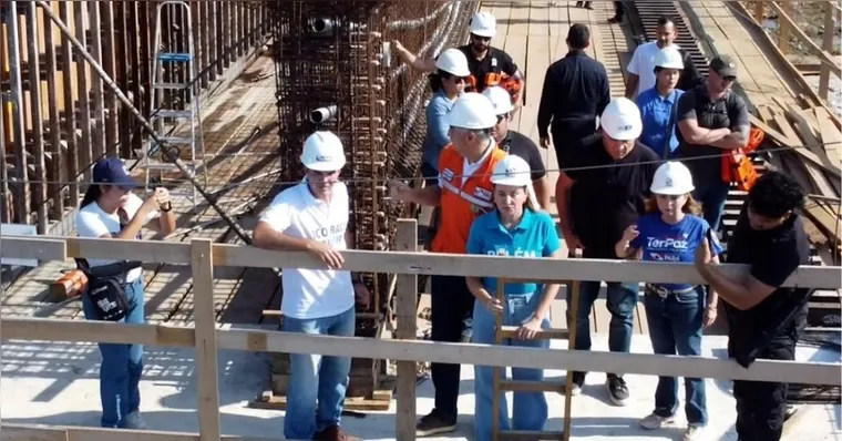 Imagem ilustrativa da notícia Helder e Hana vistoriam obras da nova ponte Icoaraci-Outeiro