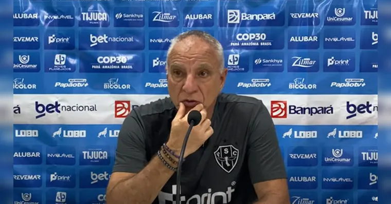 Imagem ilustrativa da notícia Paysandu: Márcio Fernandes pede apoio da Fiel após derrota