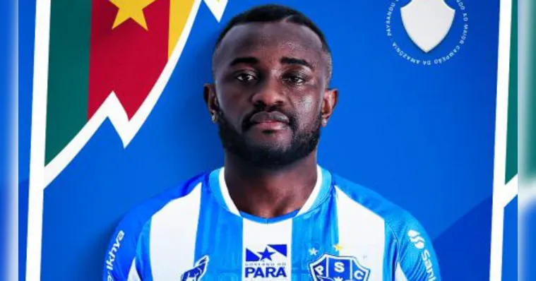 Imagem ilustrativa da notícia Paysandu oficializa a contratação de atacante camaronês