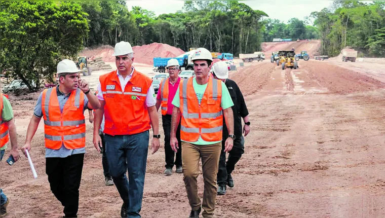 Imagem ilustrativa da notícia Estado vistoria avanço das obras da Avenida Liberdade