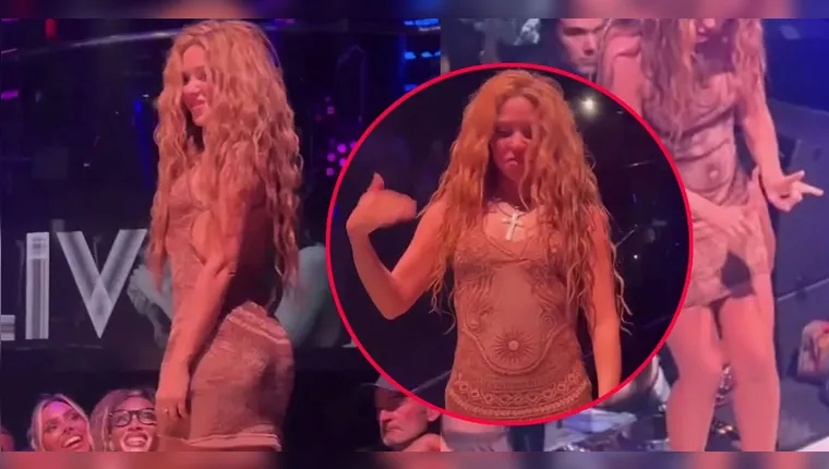 Imagem ilustrativa da notícia Shakira abandona o palco após perceber filmagens impróprias