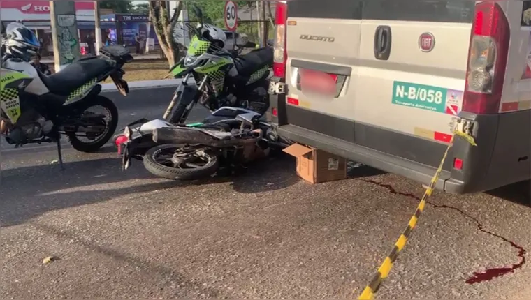 Imagem ilustrativa da notícia Motociclista de 17 anos morre em acidente na BR, em Marituba