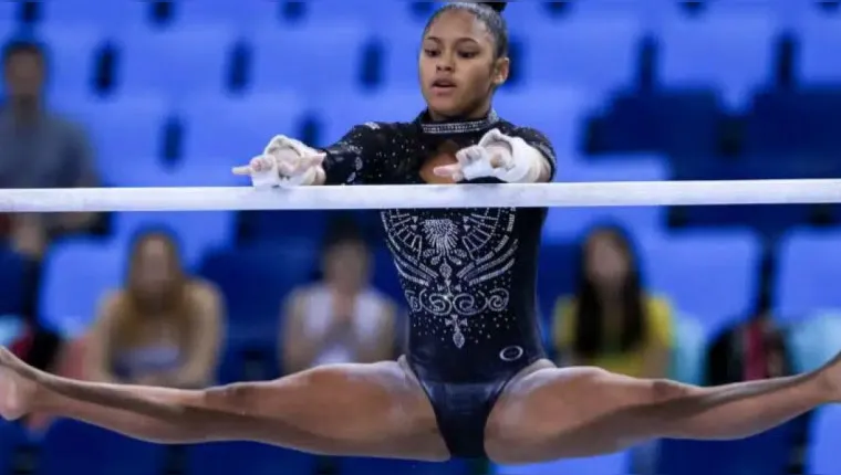 Imagem ilustrativa da notícia Reserva, ginasta paraense ficou sem medalha em Paris; saiba o porquê