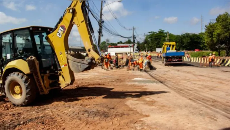 Imagem ilustrativa da notícia Começa nova etapa de obras de drenagem no km 10 da BR-316