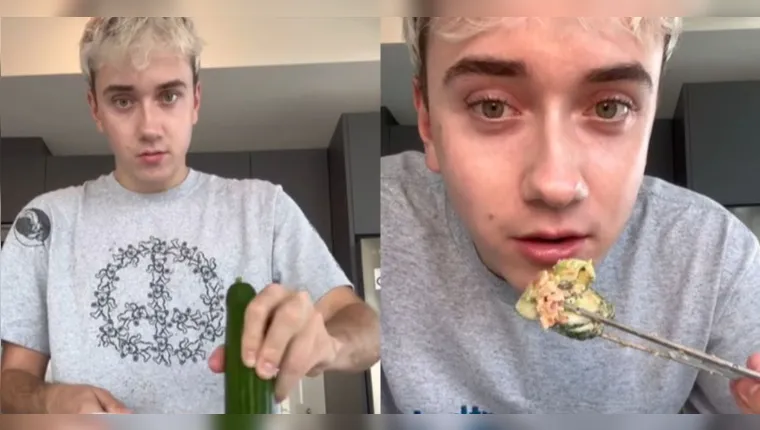 Imagem ilustrativa da notícia Aprenda a fazer salada de pepino que está bombando no TikTok