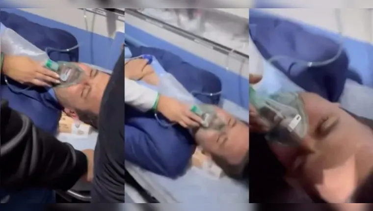 Imagem ilustrativa da notícia Marçal publica vídeo em ambulância após cadeirada de Datena