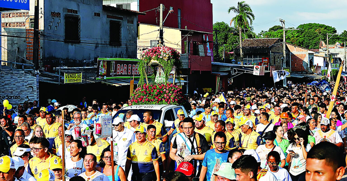 Romarias serão realizadas neste sábado (19), celebrando Nossa Senhora de Nazaré.