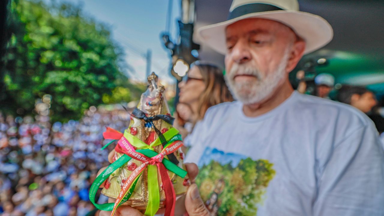 Lula acompanhou as principais romarias do Círio de Nazaré