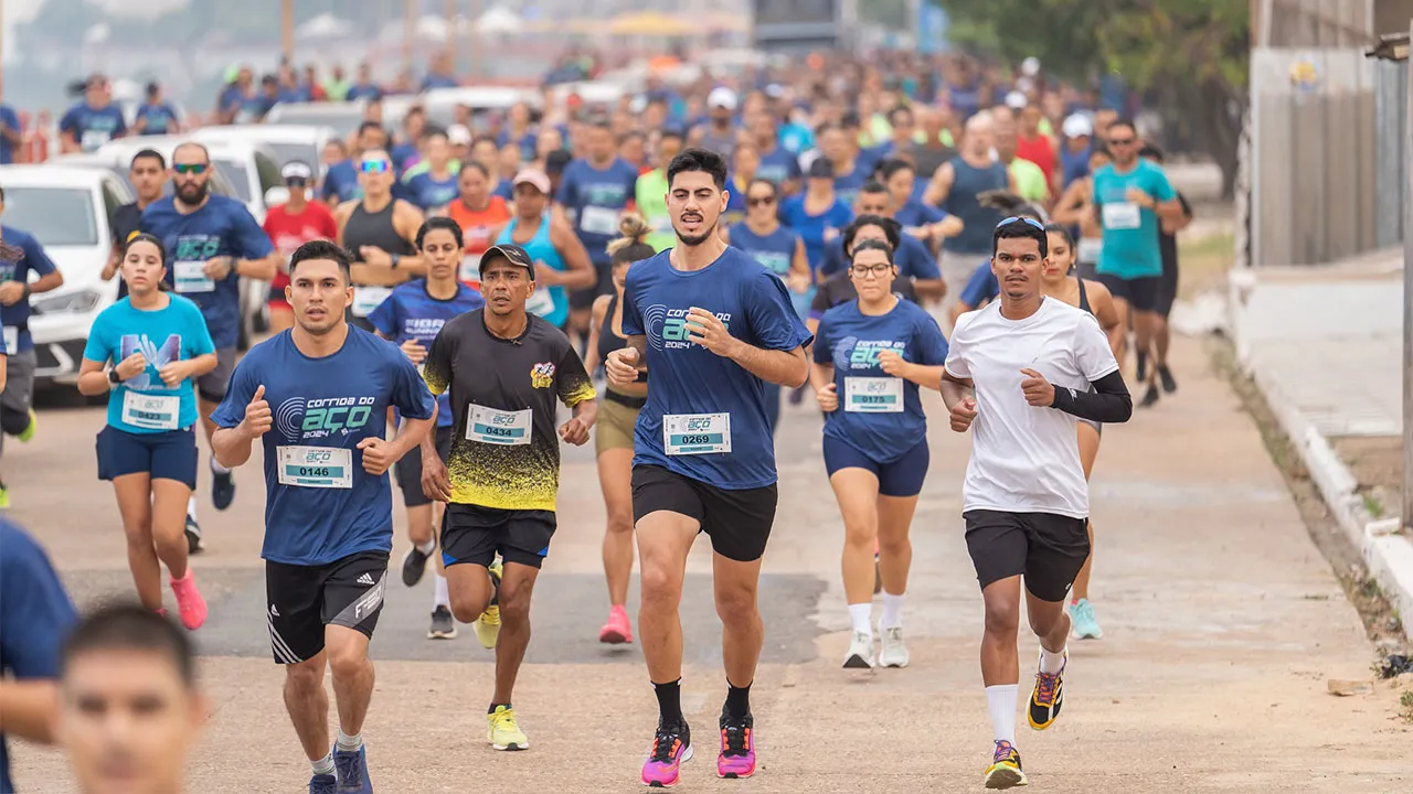 Os percursos foram de 7 km para a corrida e 3km para a caminhada