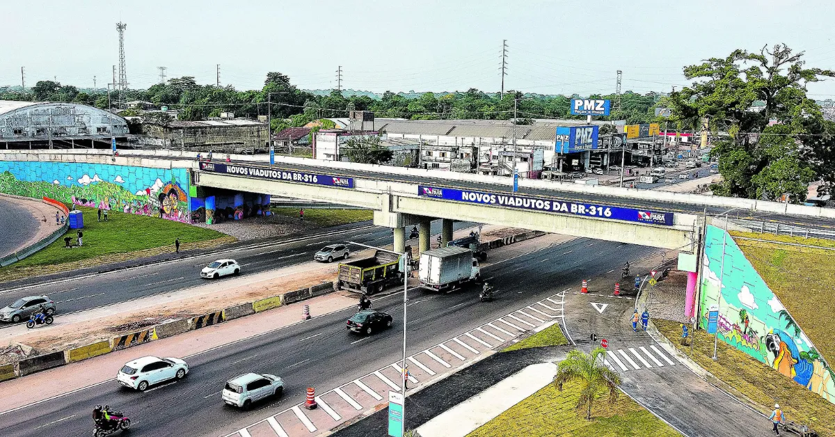 A composição da rodovia será de três faixas de asfalto e uma de concreto, por onde circularão os ônibus expressos do BRT Metropolitano