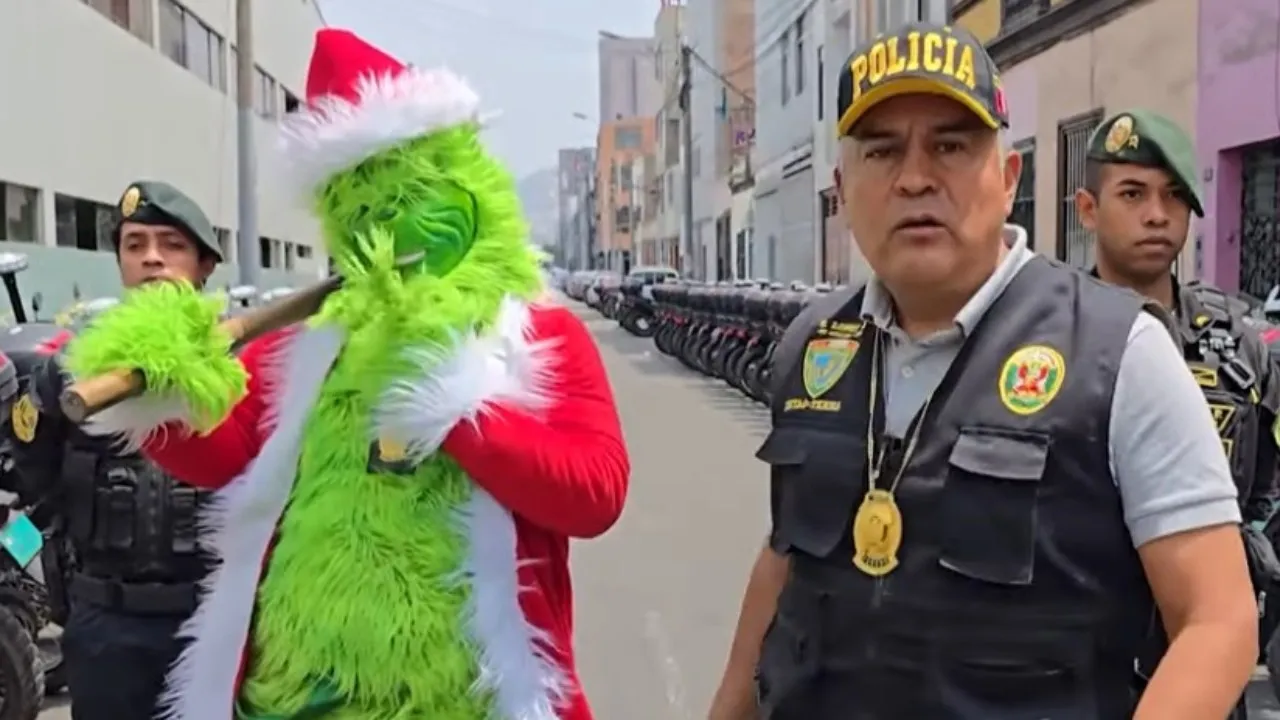 O agente "Grinch" integrou uma operação policial no Peru