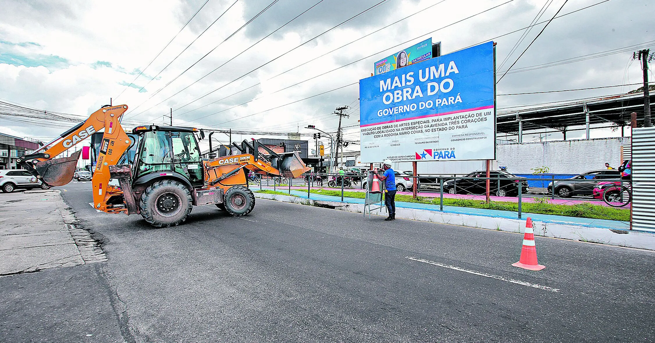 Obras que fazem parte do projeto BRT Metropolitano trazem melhorias para o tráfego da cidade.