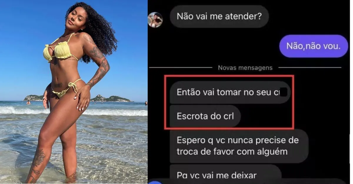 Agressão de Giovanna contra Patricia