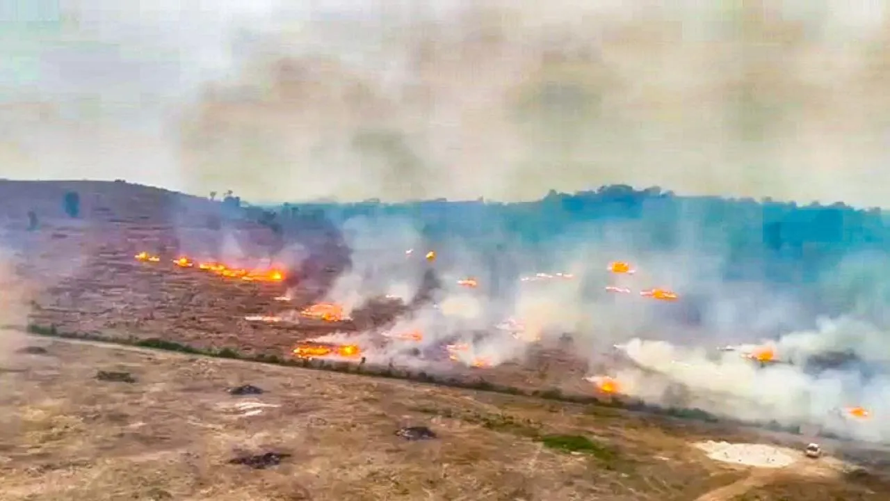 A operação faz parte das ações desenvolvidas na localidade, em apoio a Operação Fênix que visa o combate aos incêndios florestais no território paraense