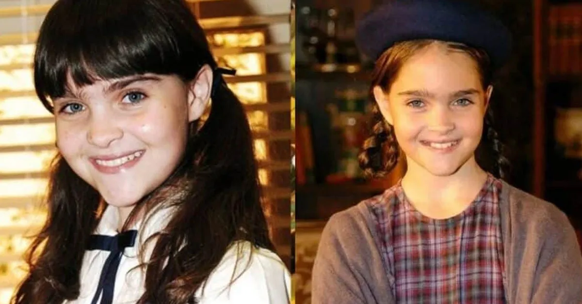 Caroline Smith tinha 11 anos quando atuou na novela Alma Gêmea.