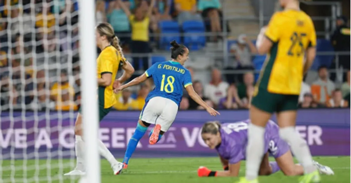 Seleção feminina de futebol venceu a Austrália em amistoso.