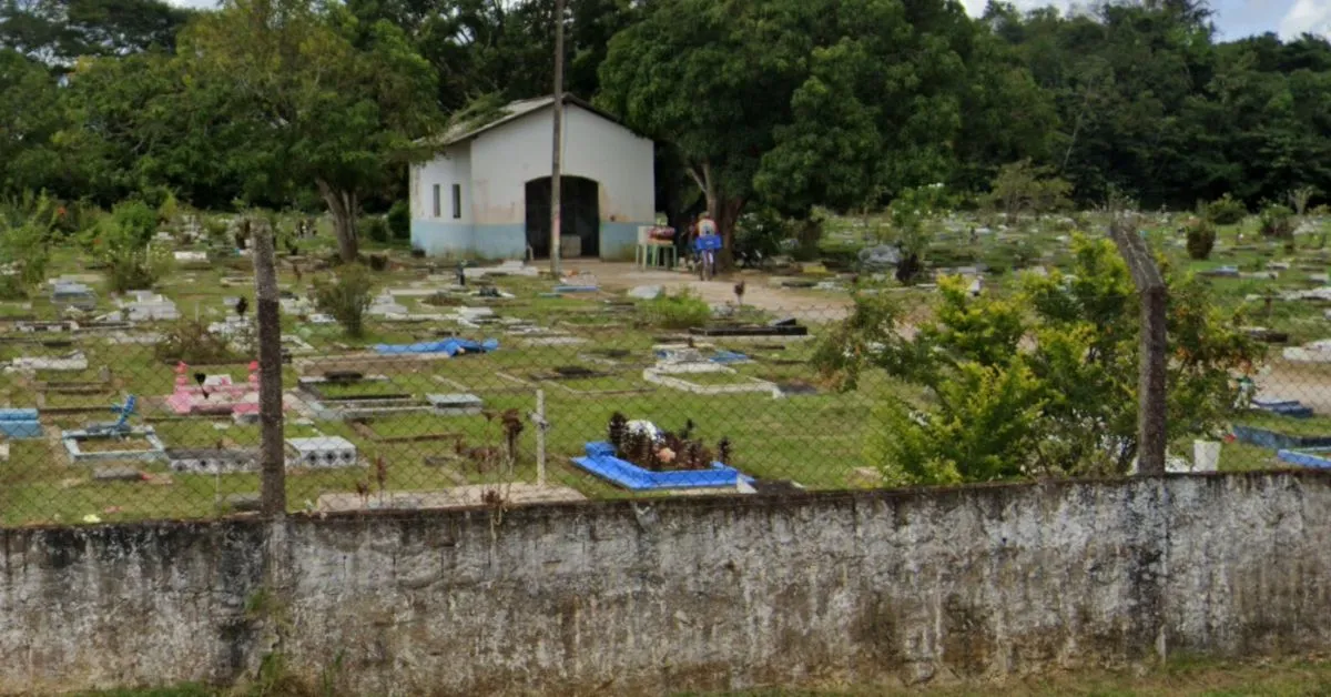 Morte foi registrada na manhã de Natal dentro de cemitério em Ananindeua.