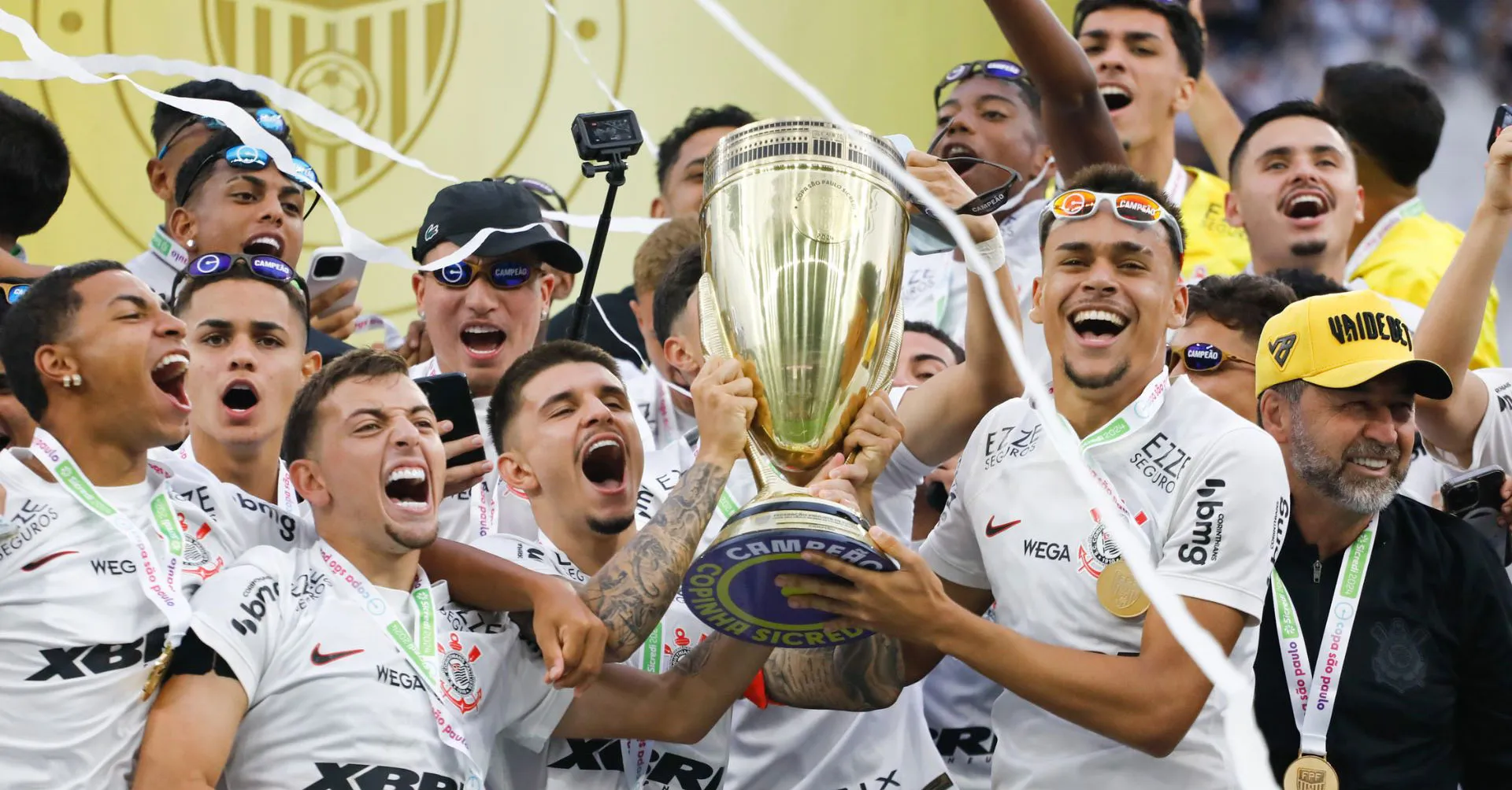 Maior detentor de títulos da Copinha, o Corinthians foi o campeão da competição em 2024.