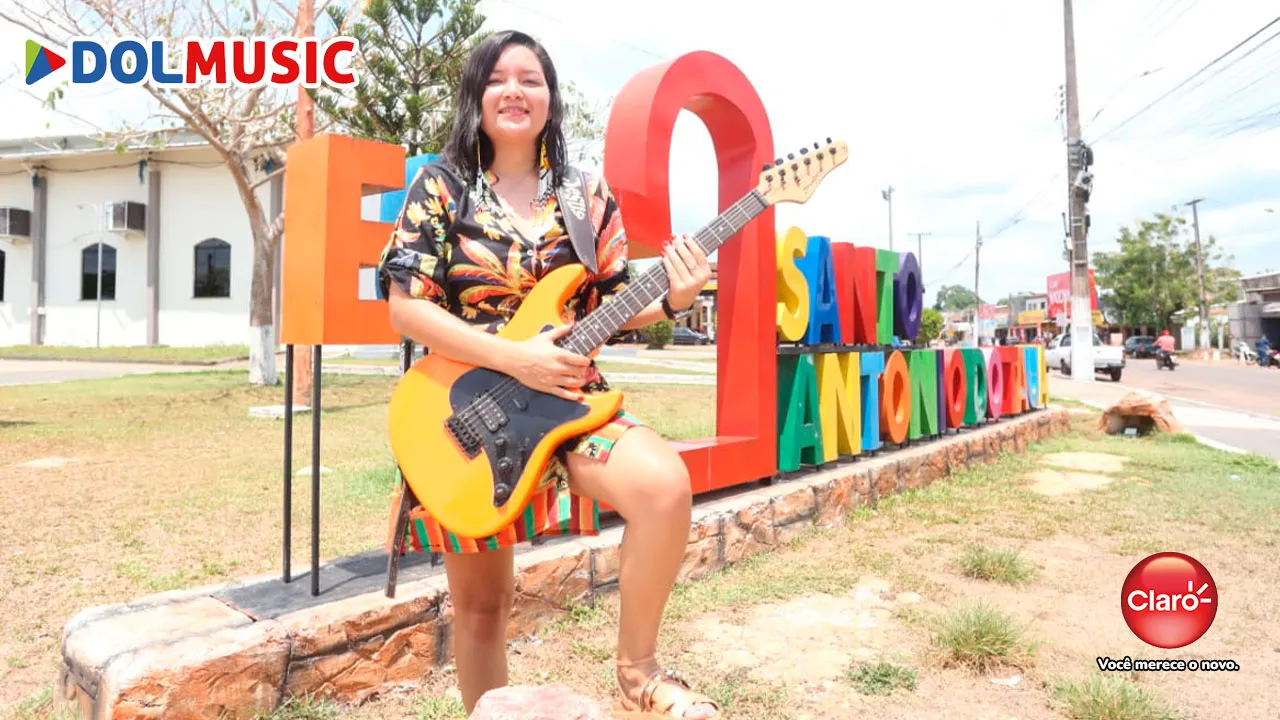 Thaina Corrêa  ressalta pontos turísticos do Município Santo Antônio do Tauá através de seu clipe