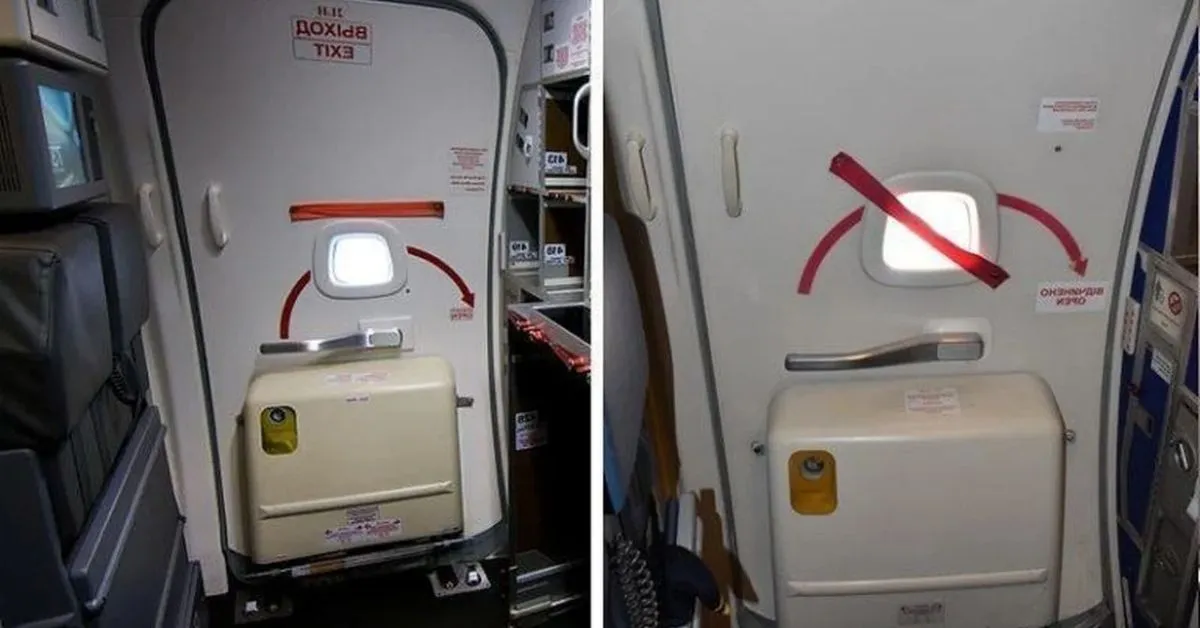 Saiba o motivo de fitas vermelhas serem coladas na porta do avião