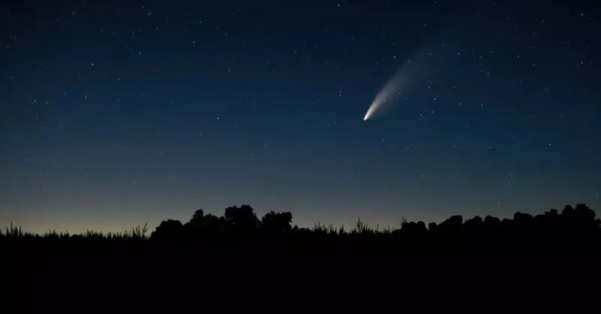 O "cometa do século" foi visto mais perto da Terra no dia 14 de outubro.