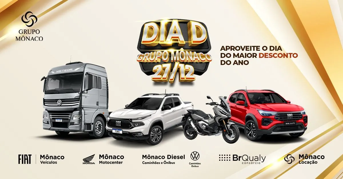 É uma oportunidade excelente para garantir seu carro, motocicleta ou caminhão e começar 2025 motorizado.