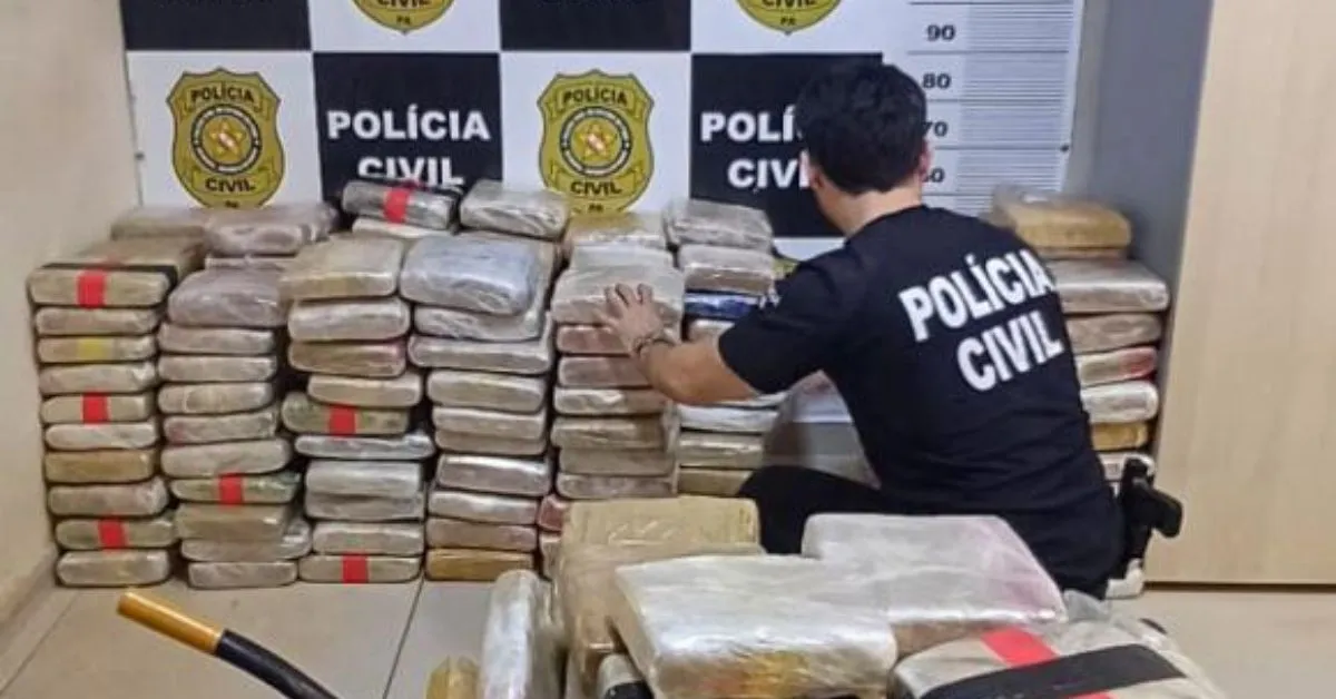 Operação da Polícia Militar com apoio da PRF em Rurópolis apreende mais de 400 kg de drogas e prende quatro suspeitos de tráfico.