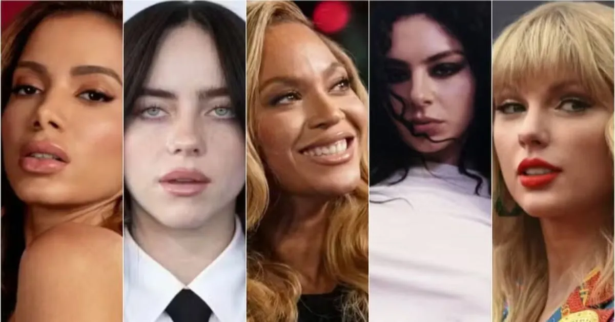 Anitta, Beyoncé, Taylor Swift e outros artistas concorrem ao Grammy 2025.