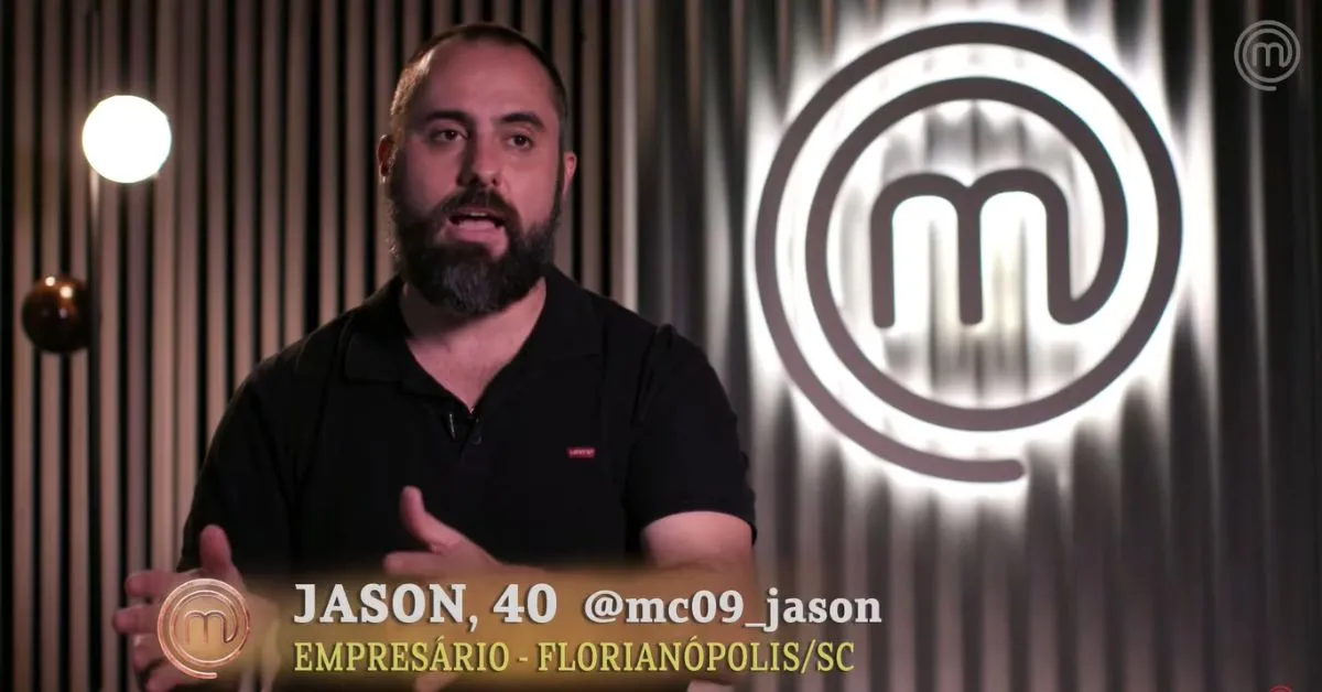 Jason chegou a ser um dos favoritos do MasterChef Brasil antes de ser eliminado no TOP 5