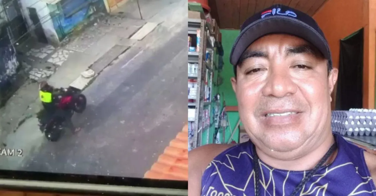 Sargento Valdomiro foi morto a tiros enquanto estava em bar na tarde deste domingo (10). Um dos suspeitos usava uma camisa de mototaxista