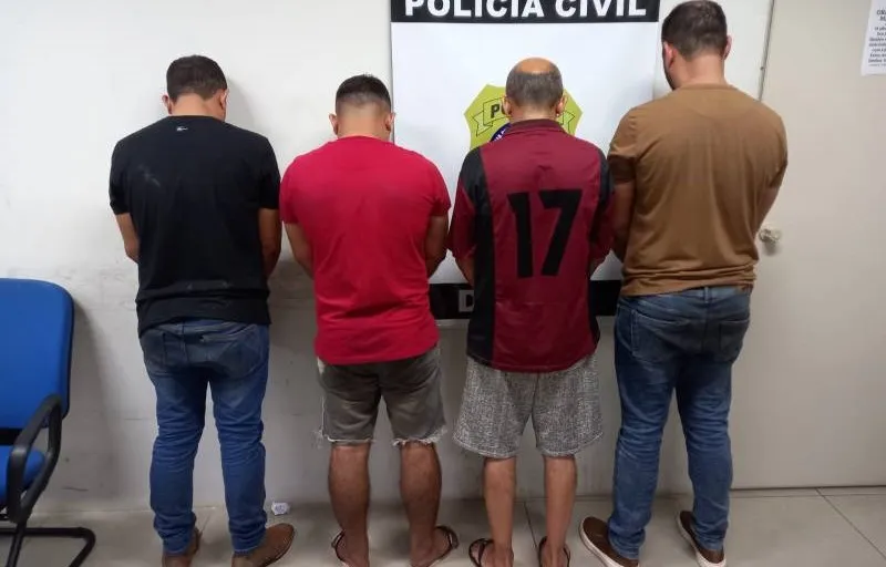 Suspeitos presos pela Policia Civil