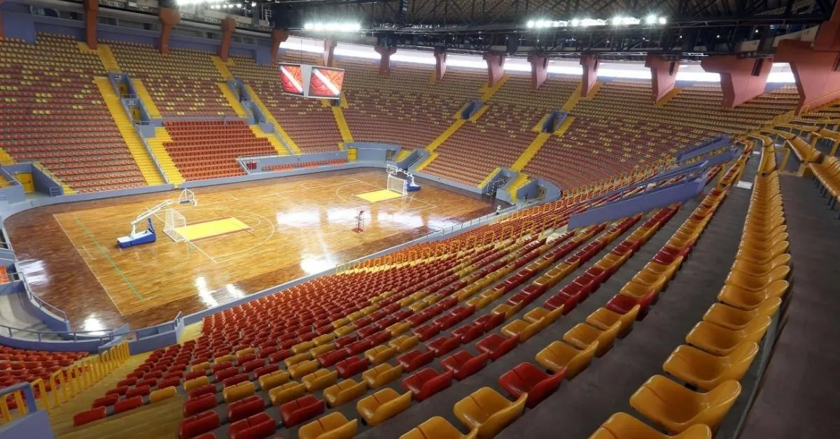 A Arena do Mangueirinho, em Belém (PA), se prepara para sediar a Superliga de Vôlei