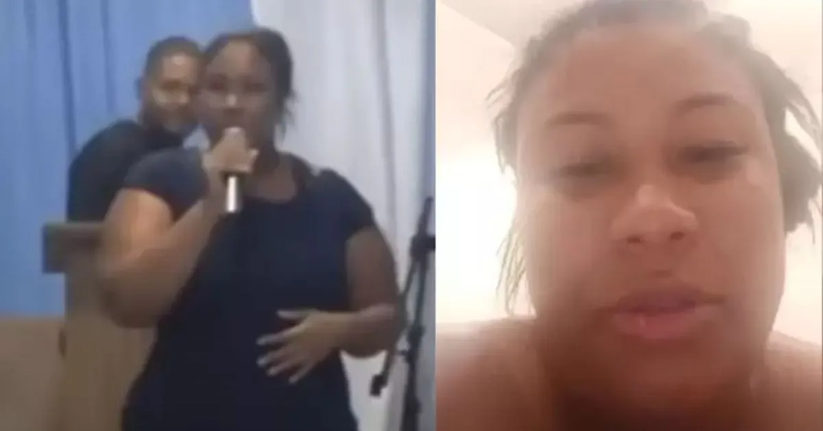 Aryana Medeiros se pronunciou sobre atitude de expor o marido pastor dentro de igreja, em vídeo que viralizou nas redes sociais