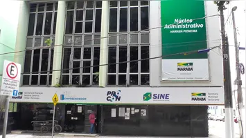 O Sine fica localizado na Rua 5 de abril, Marabá Pioneira (antigo prédio da Caixa Econômica Federal), em frente à Praça Duque de Caxias.