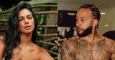 Memphis Depay e Alane Dias trocam likes e rumores de romance nas redes sociais.