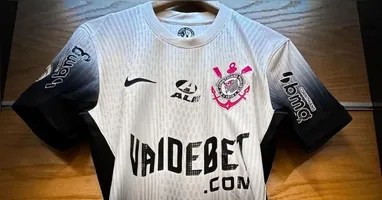 Vai de Bet foi a patrocinadora master do Corinthians no início da temporada 2024.