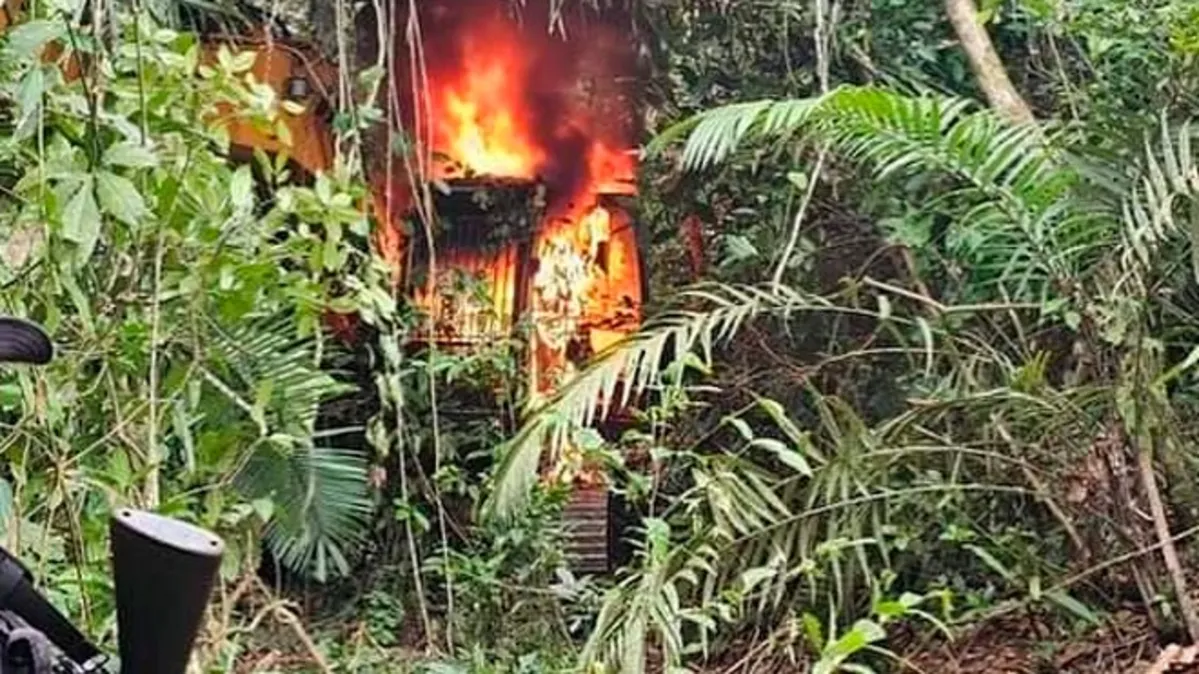 Imagem ilustrativa da notícia Operação destrói estrutura de garimpo na APA Igarapé Gelado