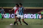 Grêmio e River Plate. O jogo terminou bem antes do previsto