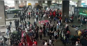 Em Brasília, o protesto teve início na Rodoviária do Plano Piloto, a cerca de 4,5 km do Palácio do Congresso Nacional