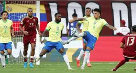 Brasil vacilou e cedeu empate para a Venezuela.