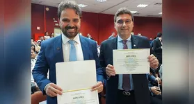 Prefeito eleito de Marabá, delegado Toni Cunha e seu vide, João Tatagiba, recebem seus diplomas