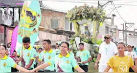 A celebração em homenagem à padroeira ocorre sempre no primeiro domingo de dezembro