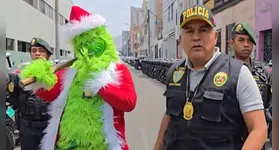 O agente "Grinch" integrou uma operação policial no Peru