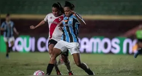 Grêmio e River Plate. O jogo terminou bem antes do previsto